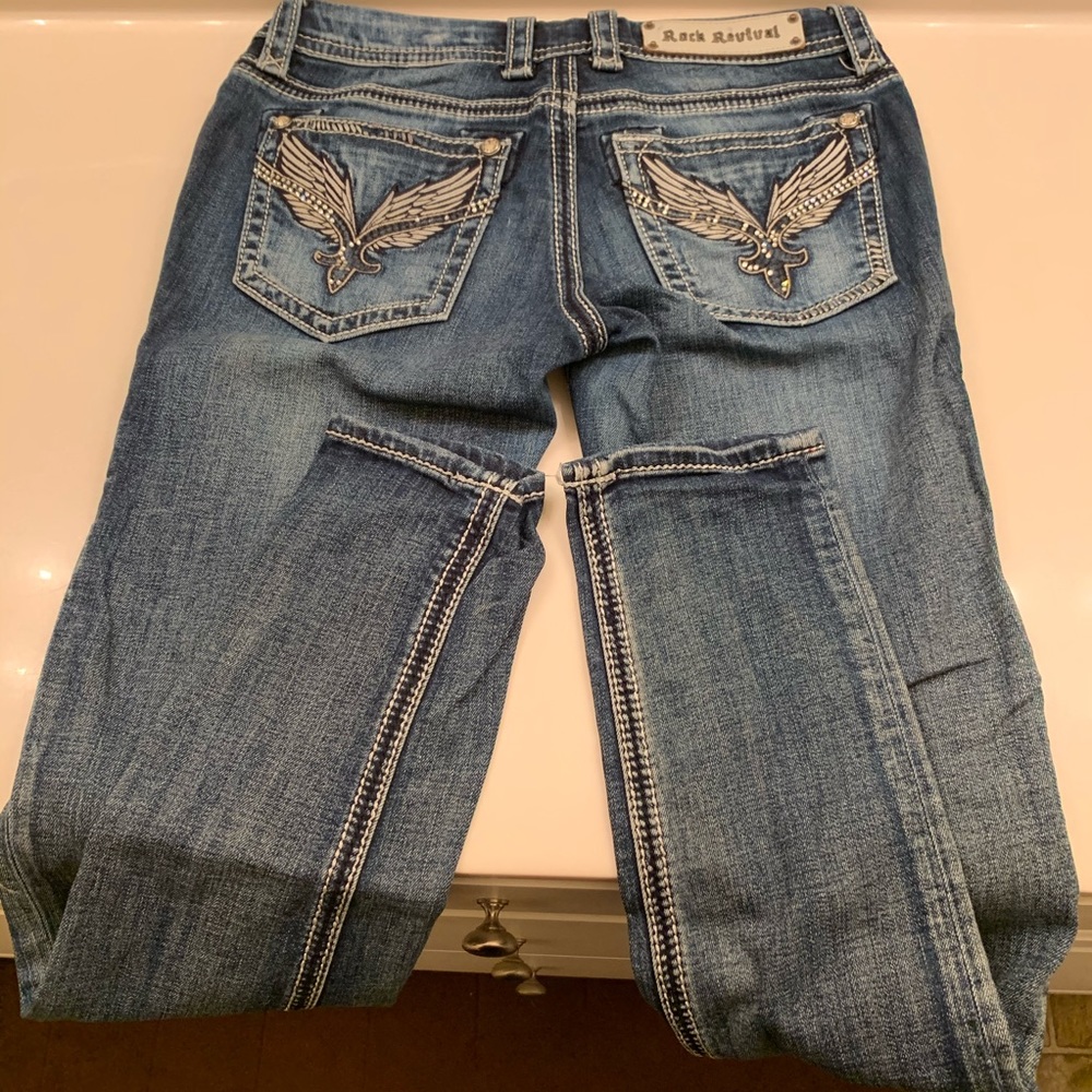27 Rock Revival skinnys, “Lucille” style